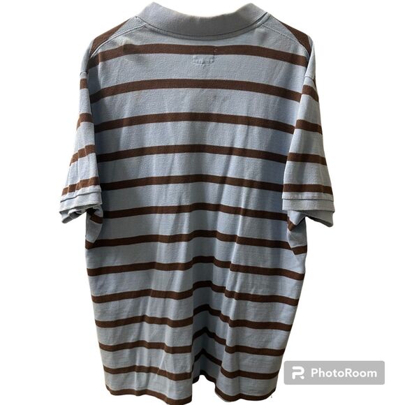 American Eagle Outfitters Polo Style Shirt Men's Size Large Quarter Button Up - Picture 2 of 3